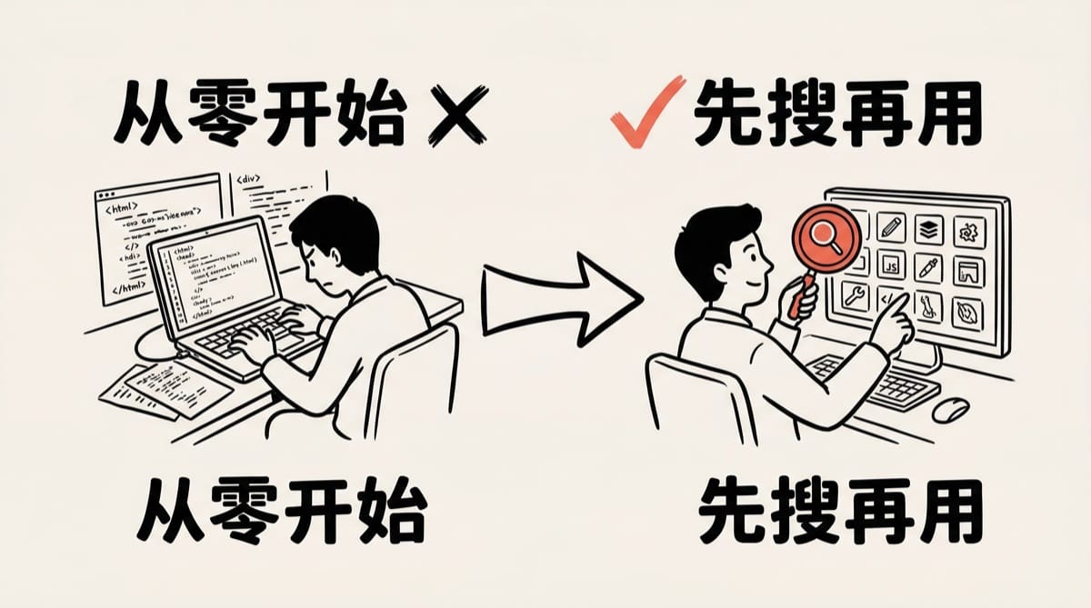 思维转型：先搜再造