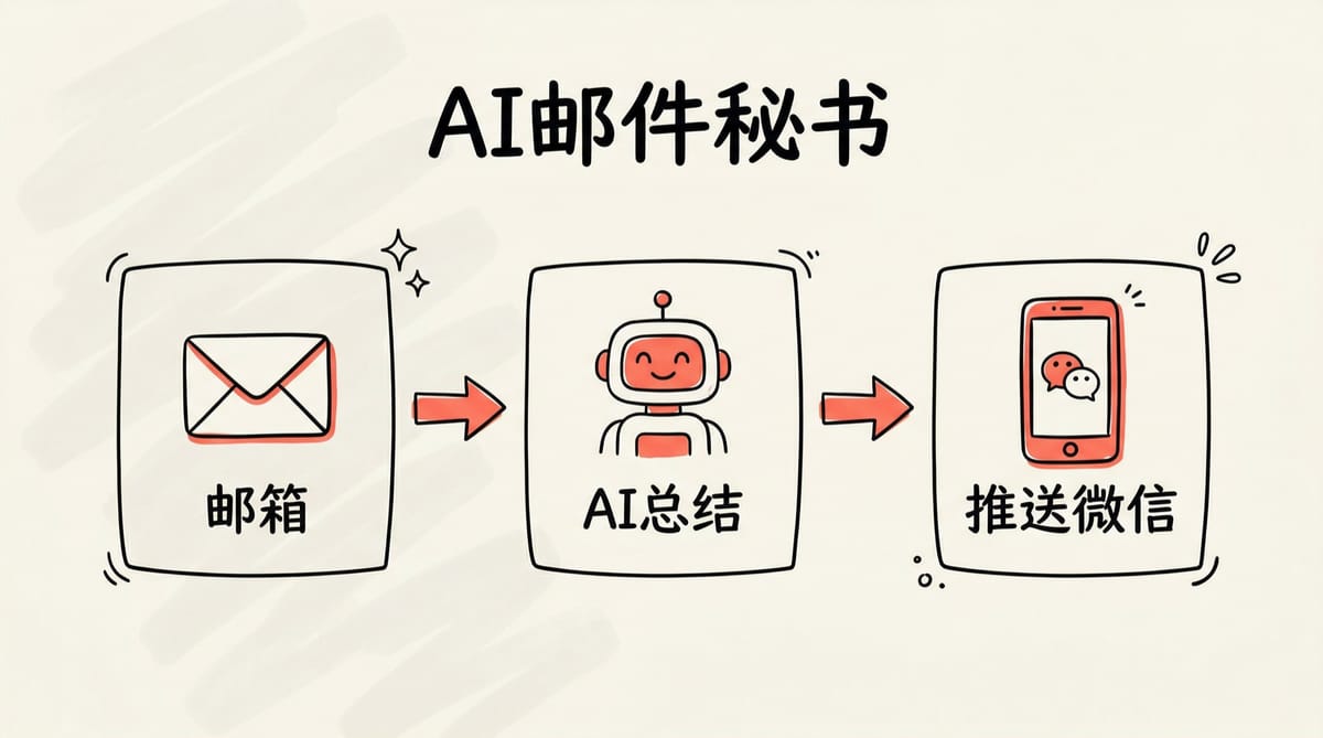 用 OpenClaw 打造邮件 AI 秘书：自动拉取、智能总结、多渠道推送